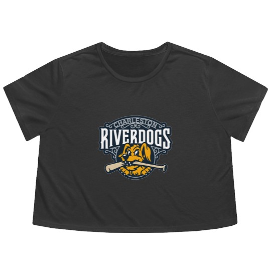 Discover Charleston RiverDogs Flowy Cropped Tees