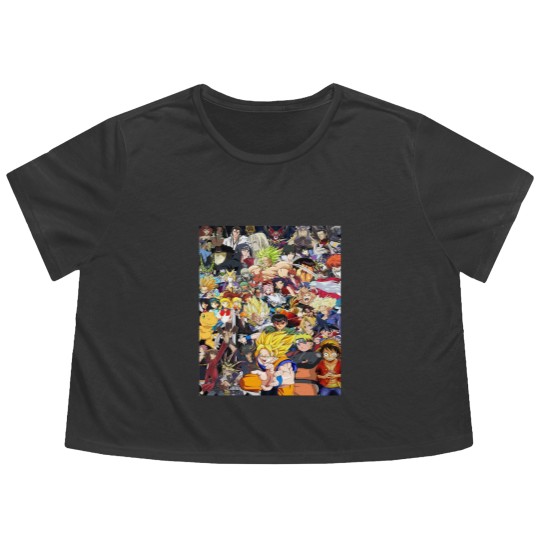 Discover all anime characters Flowy Cropped Tees
