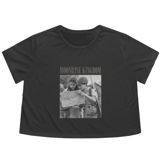 Discover Moonrise Kingdom Movie Flowy Cropped Tees, Moonrise Kingdom Flowy Cropped Tees, Cult Movie Flowy Cropped Tees