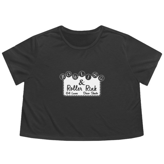 Discover Gilmore Girls Flowy Cropped Tees | Lorelai Gilmore Bowling Flowy Cropped Tees