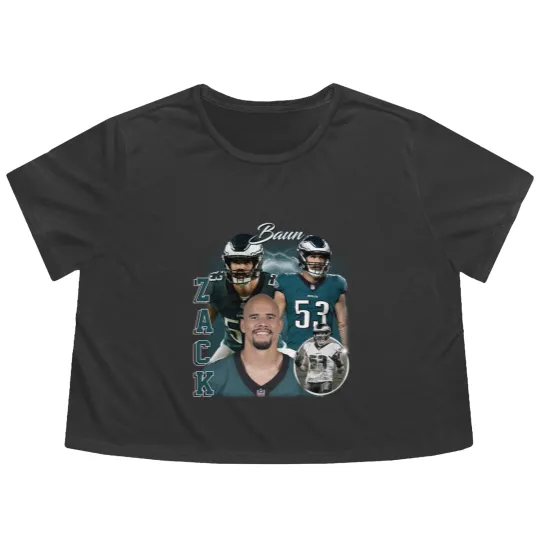 Discover Vintage 90s Graphic Style Zack Baun Flowy Cropped Tees, Zack Baun Flowy Cropped Tees, Vintage Sport Flowy Cropped Tees, Retro American Football Bootleg Gift