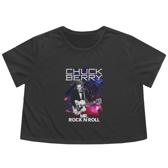 Discover CHUCK BERRY Rock N Roll Flowy Cropped Tees