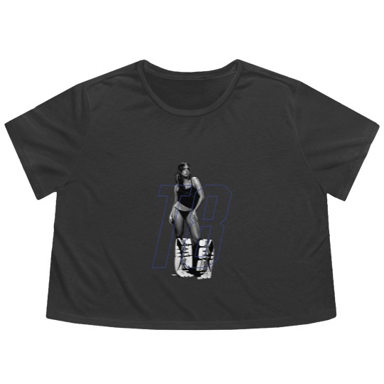 Discover Tate Mcrae Flowy Cropped Tees, Think Later album Greedy Flowy Cropped Tees, Unisex Merch
