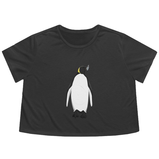 Discover Penguin Flowy Cropped Tees, Penguin Birthday Gift, Penguin Gift, Penguin Lover Flowy Cropped Tees