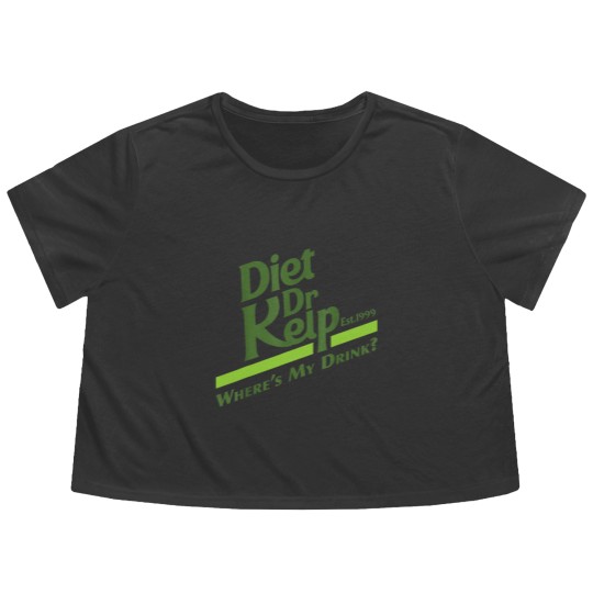 Discover Diet Dr Kelp Wheres My Drink 90s Meme Flowy Cropped Tees