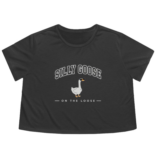 Discover Silly Goose On The Loose Flowy Cropped Tees