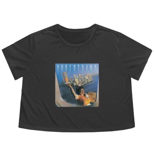 Discover Supertramp Breakfast in America Flowy Cropped Tees
