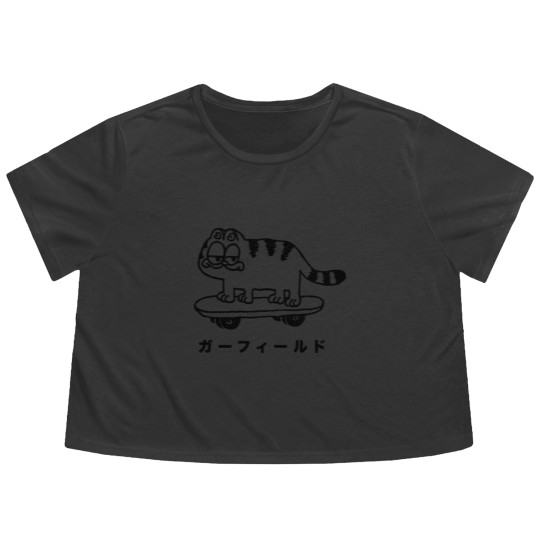 Discover Cool Garfield Flowy Cropped Tees
