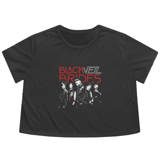 Discover Black Veil Brides Flowy Cropped Tees - Rock Band Flowy Cropped Tees - In The End - The Phantom Tomorrow