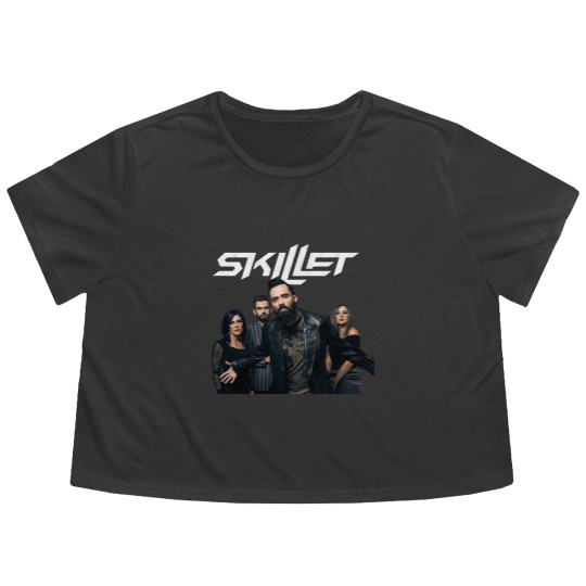 Discover skillet Flowy Cropped Tees