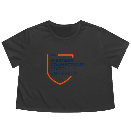 Discover Western Connecticut State University Flowy Cropped Tees