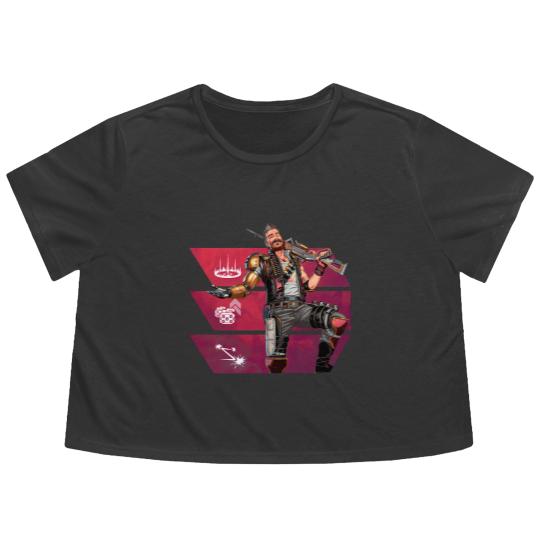 Discover Apex Legends Fuse - Abilities - Apex Legends - Flowy Cropped Tees