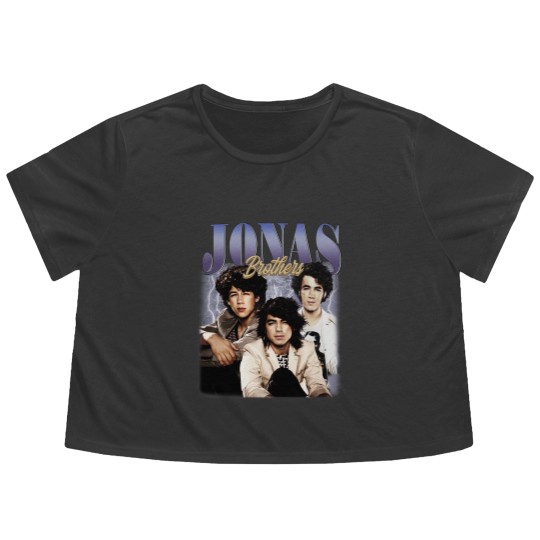 Discover Jonas Brothers 90s Vintage Flowy Cropped Tees, Jonas Brothers Bootleg Flowy Cropped Tees, Jonas Brothers Flowy Cropped Tees