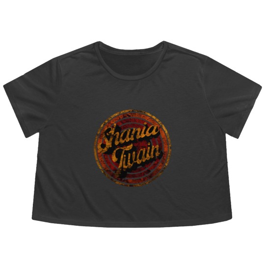 Discover Shania Twain Vintage aesthetic - Shania Twain - Flowy Cropped Tees