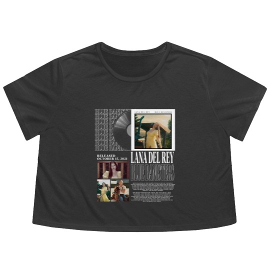 Discover Lana Del Rey Flowy Cropped Tees