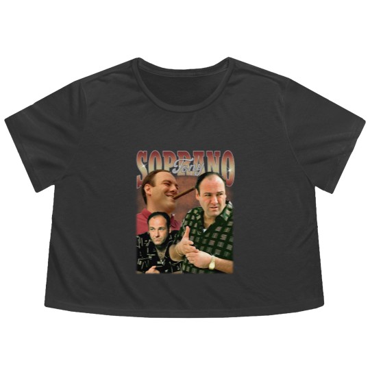 Discover Tony Soprano Vintage Flowy Cropped Tees