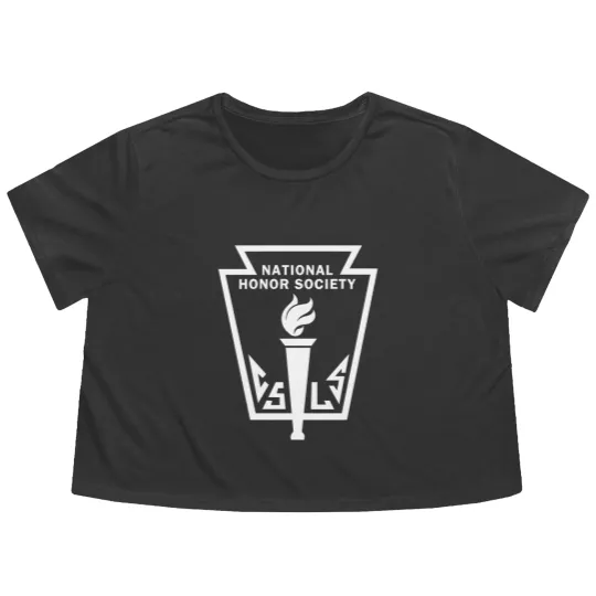 Discover National Honor Society Flowy Cropped Tees
