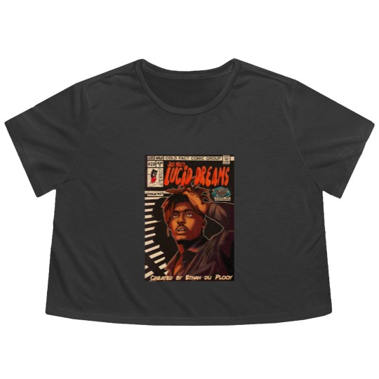 Discover Juice Wrld Flowy Cropped Tees - Lucid Dreams High Quality Flowy Cropped Tees