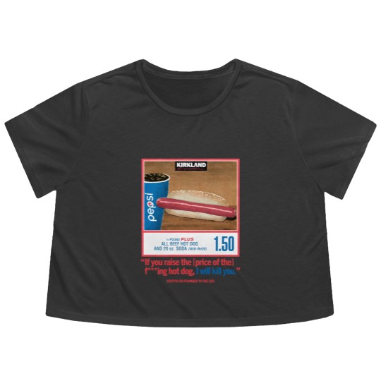 Discover Costco Hot Dog & Soda Combo Flowy Cropped Tees