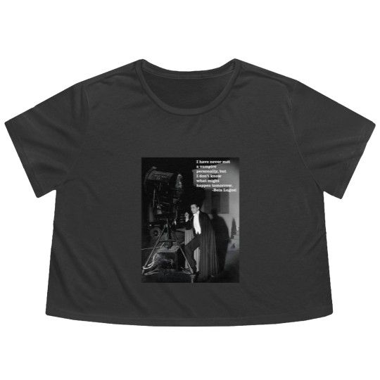 Discover Lugosi Vampire Quote - Lugosi - Flowy Cropped Tees