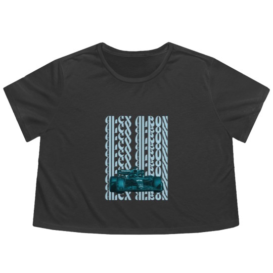 Discover BELLA CANVAS Alex Albon WILLIAMS unisex Flowy Cropped Tees