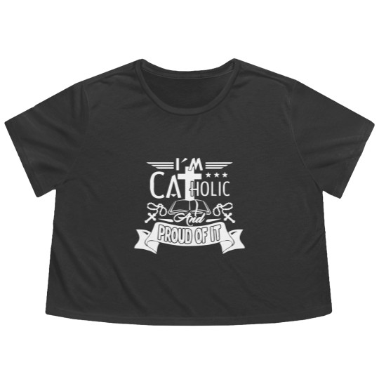 Discover Catholic Mug - I Am Catholic Coffee Mug Flowy Cropped Tees
