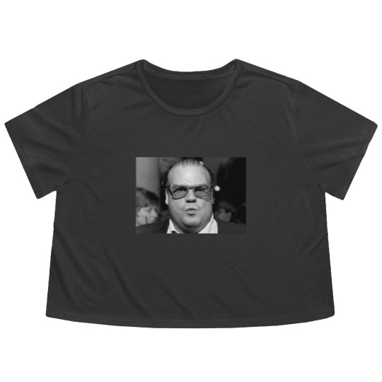 Discover Retro Chris Farley Flowy Cropped Tees, Chris Farley Vintage Flowy Cropped Tees