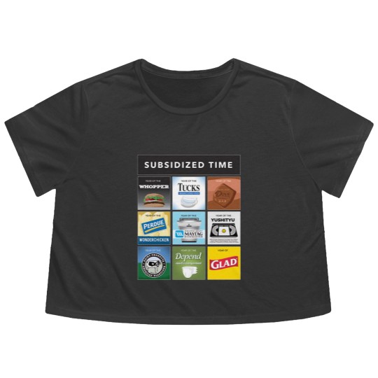 Discover Subsidized Time from Infinite Jest - Infinite Jest - Flowy Cropped Tees