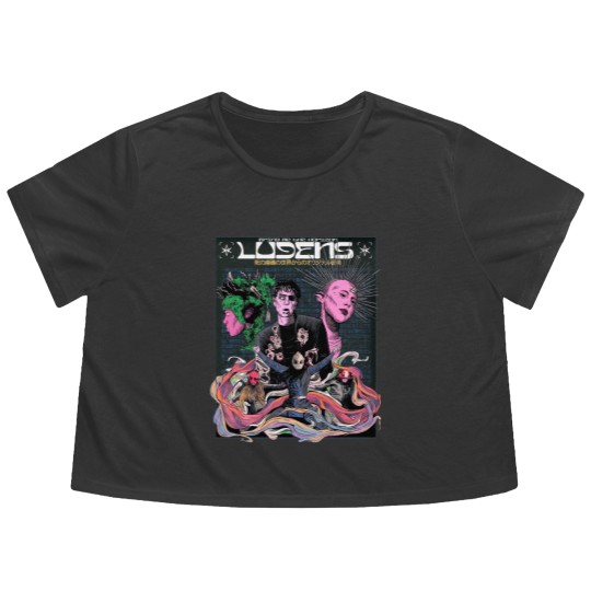 Discover Bring Me the Horizon Flowy Cropped Tees, Bring Me The Horizon Flowy Cropped Tees