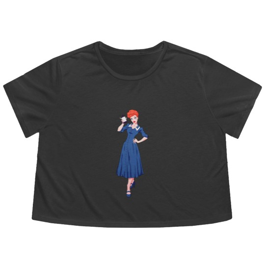Discover I love Lucy - Lucy - Flowy Cropped Tees