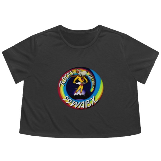 Discover RARE Vintage 1970s WABX Radio Station Detroit Rocks Flowy Cropped Tees