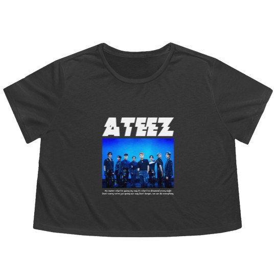 Discover ATEEZ Kpop Ateez The Fellowship Tour 2022 Kpop Flowy Cropped Tees