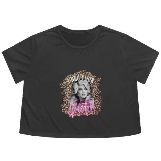 Discover Dolly Parton Flowy Cropped Tees, Dolly Parton Vintage, Country Unisex Music Graphic Unisex Flowy Cropped Tees