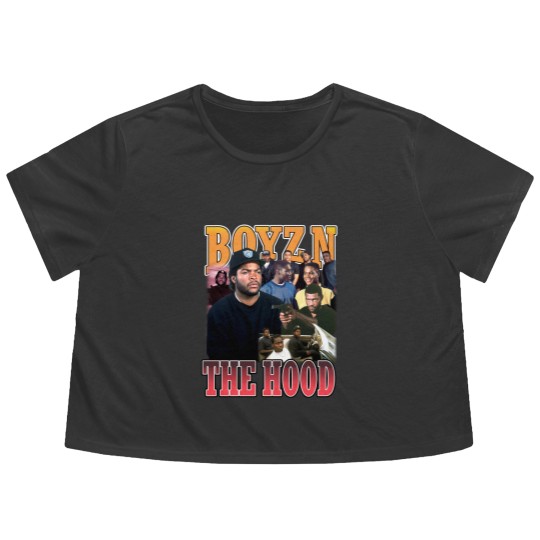 Discover Boyz n the Hood Ice Cube Rap Flowy Cropped Tees Movie Vintage Style Flowy Cropped Tees NWA Flowy Cropped Tees