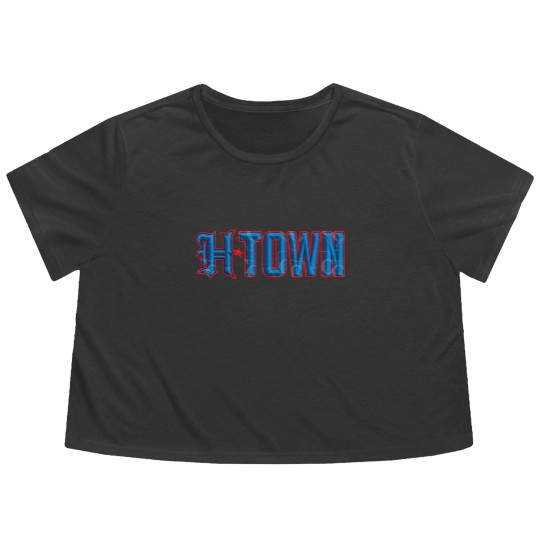 Discover H-Town Houston Texan unisex Flowy Cropped Tees