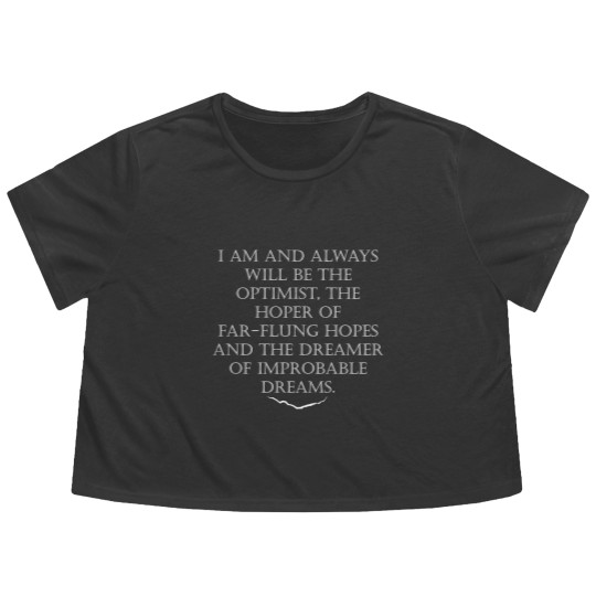 Discover 9th Doctor Quotes Flowy Cropped Tees