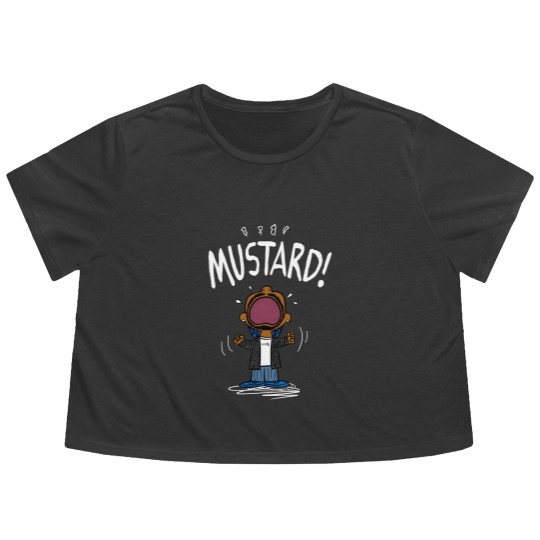 Discover Kendrick Lamar MUSTARD Meme Flowy Cropped Tees, Unisex Flowy Cropped Tees Flowy Cropped Tees for Fans