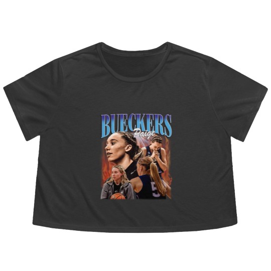 Discover Paige Bueckers Flowy Cropped Tees Basketball Player