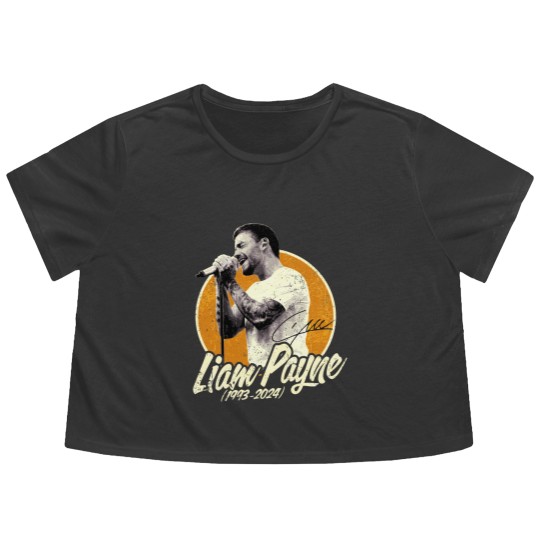 Discover Retro Liam Payne Tribute Flowy Cropped Tees, RIP Liam Payne Sweater, Liam Payne 1D Flowy Cropped Tees