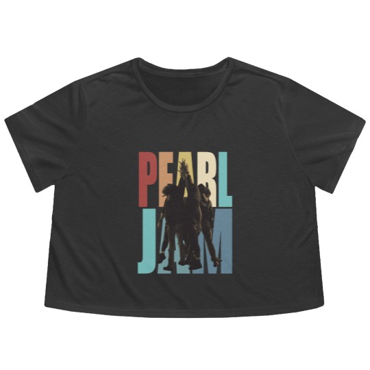 Discover PEL JAM Ten Inspired Flowy Cropped Tees, Rock Band Flowy Cropped Tees, PEL JAM Tour 2022 Flowy Cropped Tees