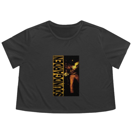 Discover Soundgarden Flowy Cropped Tees - Rock Music Flowy Cropped Tees - Chris Cornell