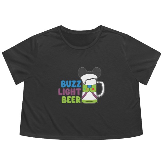 Discover Buzz Light Beer Unisex Jersey Short Sleeve Flowy Cropped Tees