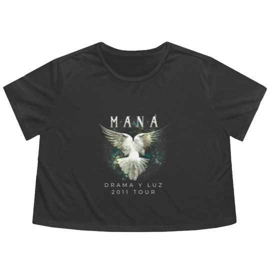 Discover MANA Drama Y Luz Tour Promo Concert Album Flowy Cropped Tees