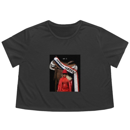 Discover Beyonce Act ii Cowboy Carter Flowy Cropped Tees, Beyonce Cowboy Carter Flowy Cropped Tees