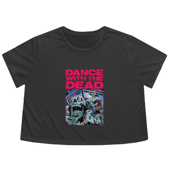 Discover DANCE WITH THE DEAD Flowy Cropped Tees