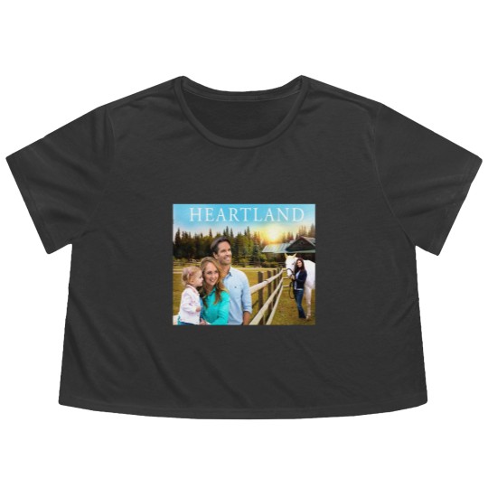 Discover HEARTLAND SHOW Flowy Cropped Tees