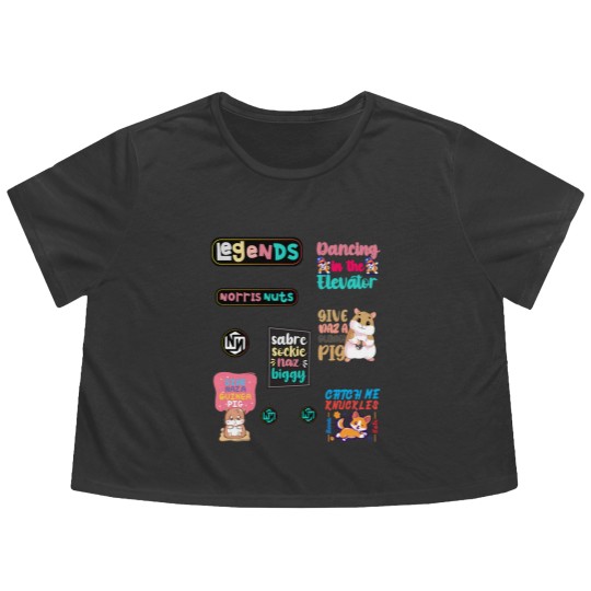 Discover The Norris Nuts Merch The Norris Nuts Flowy Cropped Tees