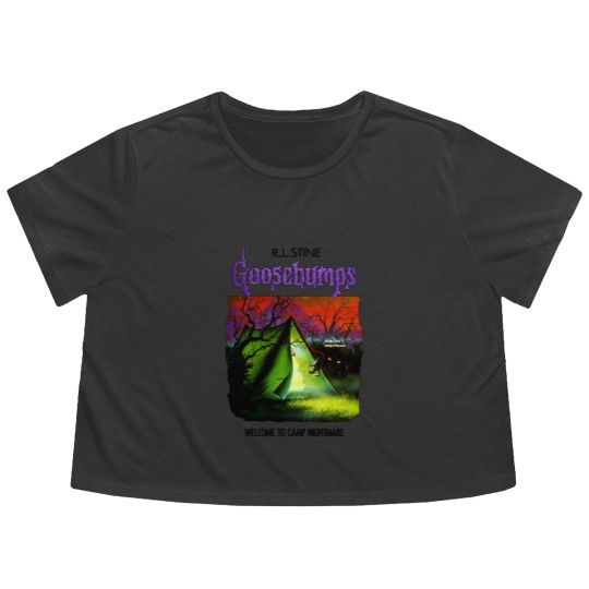 Discover Goosebumps - Welcome to Camp Nightmare  Flowy Cropped Tees