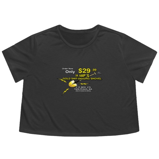 Discover DR. AMP'S GOLD SHIT-DIGGING SHOVEL - Twin Peaks - Flowy Cropped Tees