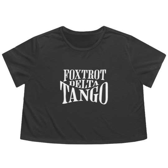 Discover Foxtrot Delta Tango Subtle FDT Flowy Cropped Tees